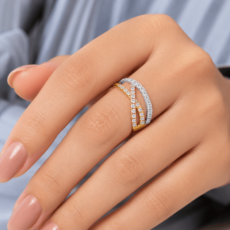 Round diamond band