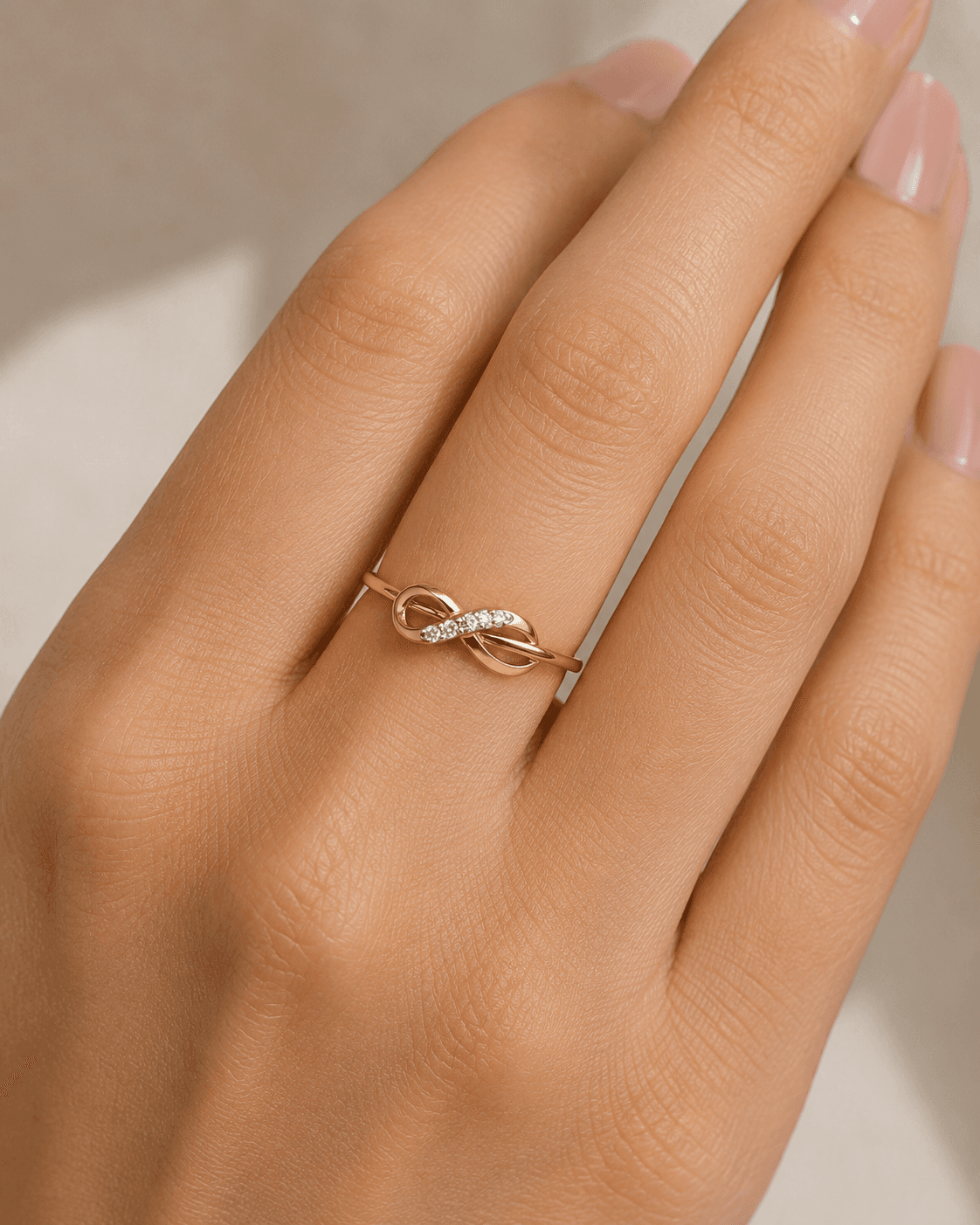 Diamond Infinity Ring