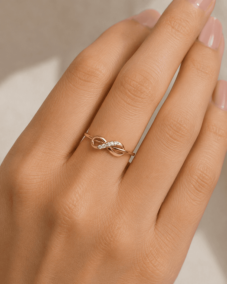 Diamond Infinity Ring